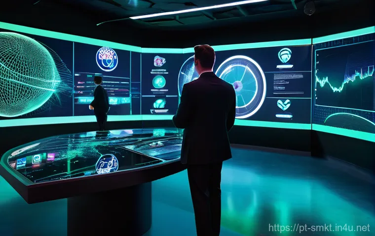 스포츠마케팅 전문가를 위한 데이터 활용 방법 - **Prompt: "Crafting Personalized Fan Journeys Through Data"**
    A modern, sleek marketing command ...